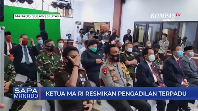 Ketua Mahkamah Agung RI Resmikan Pengadilan Terpadu