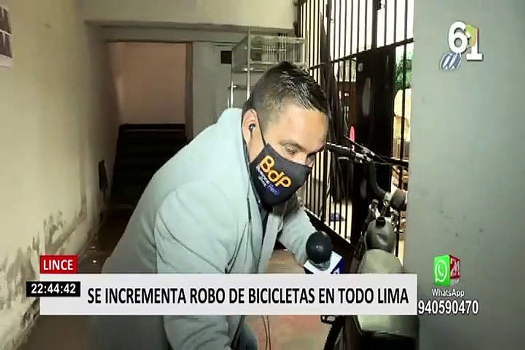 Bicicletas: Se incrementan los robos de este medio de transporte en todo Lima