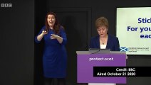 Coronavirus in Scotland - Nicola Sturgeon update October 21