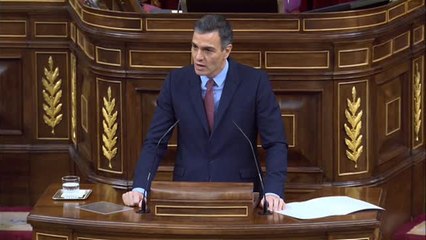 Pedro Sánchez cuestiona a Abascal: "¿Qué es lo que hacemos aquí"?
