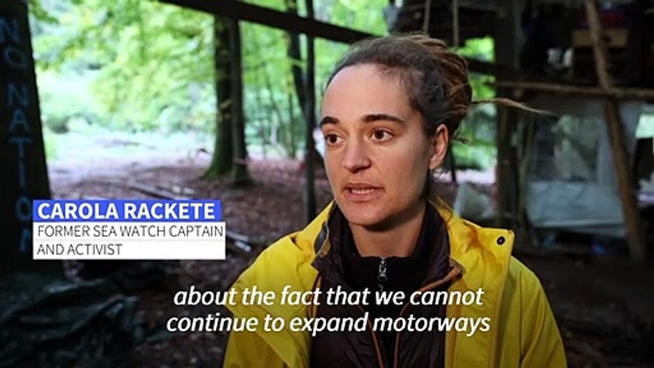 In new German save-the-forest fight, migrant captain centre stage