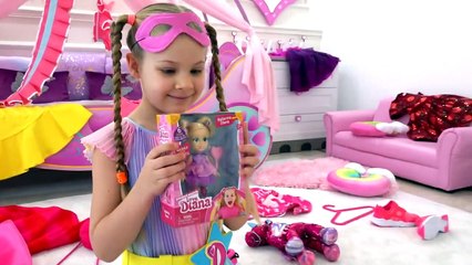 Diana and Dad - Funny Story About Cleaning Room