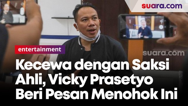 Kecewa dengan Saksi Ahli, Vicky Prasetyo Beri Pesan Menohok Ini