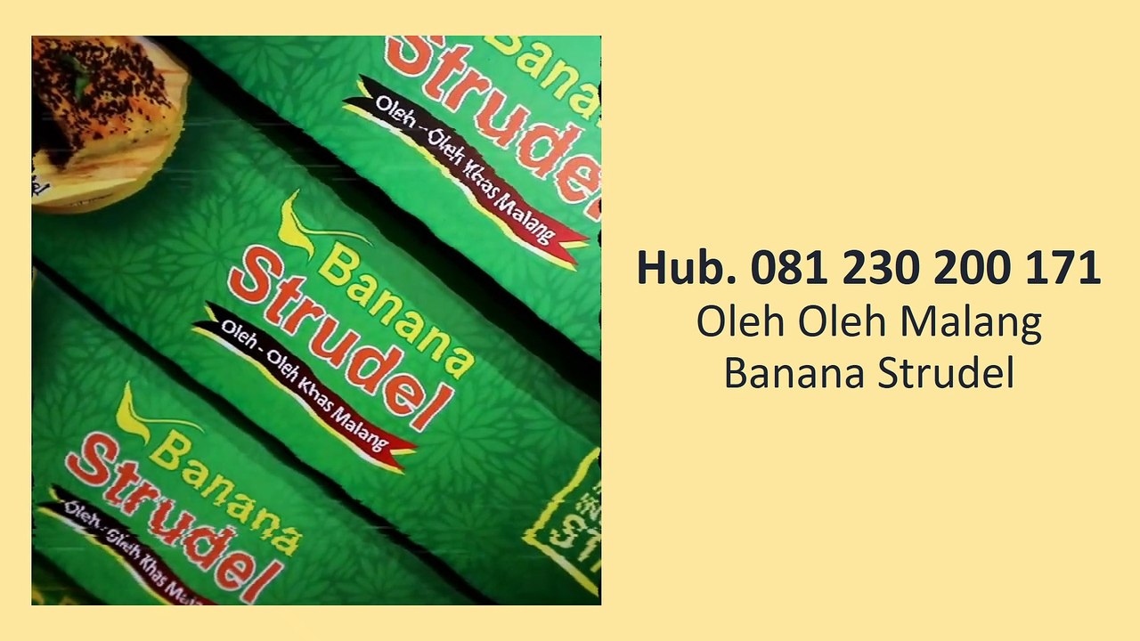 Hub. 081 230 200 171, Pusat Oleh Oleh Malang Batu Banana Strudel