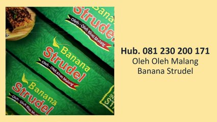 Hub. 081 230 200 171, Pusat Oleh Oleh Malang Batu Banana Strudel
