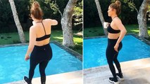 Jennifer Lopez Looks Dope Dancing In All Black Sport Wear
