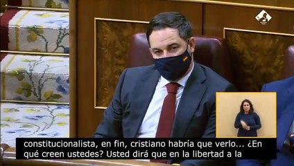 Sánchez, a Abascal: "Vive en una España en la que se ha perdido la libertad de humillar a homosexuales y de pegar a mujeres"