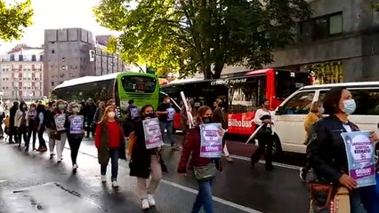 Trabajadores de comedores escolares califican el seguimiento de la huelga de "muy elevado"