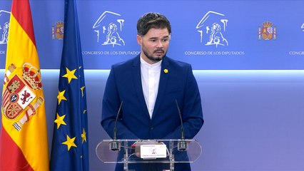 Rufián dice que Trapero decidió "no apalear" a quienes fueron a votar el 1-O