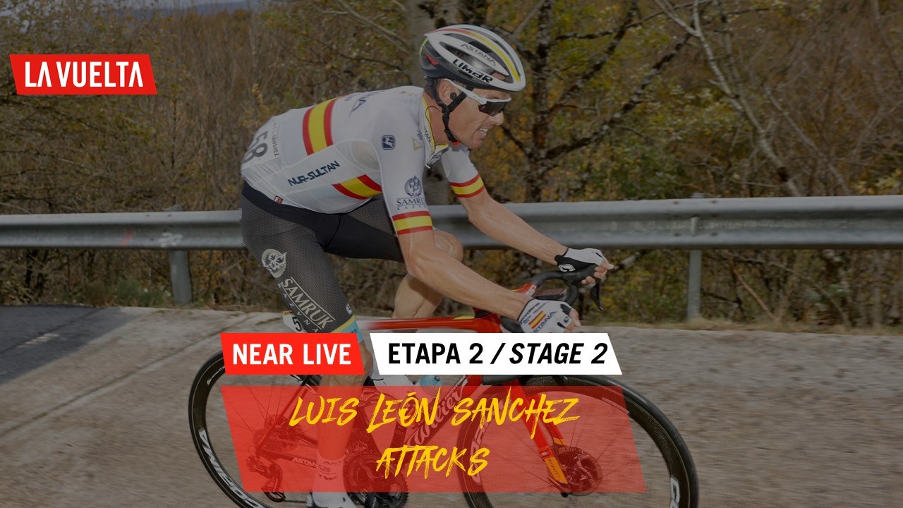 Luis Leon Sanchez attacks - Étape 2 / Stage 2 | La Vuelta 20