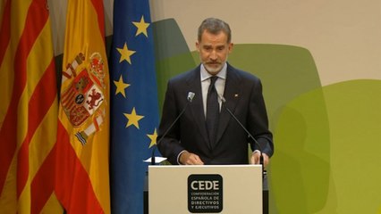 El Rey alaba el papel de las empresas en la pandemia