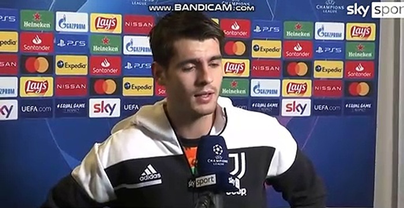 Parole Alvaro Morata post Dinamo-Juve 0-2