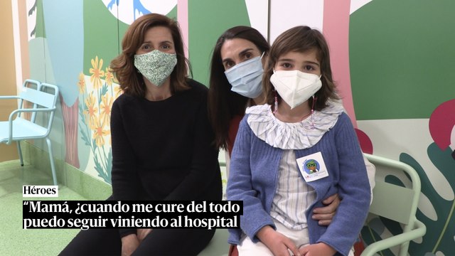 Oli, en la recta final de la leucemia: Mamá, ¿cuando me cure del todo puedo seguir viniendo al hospital?