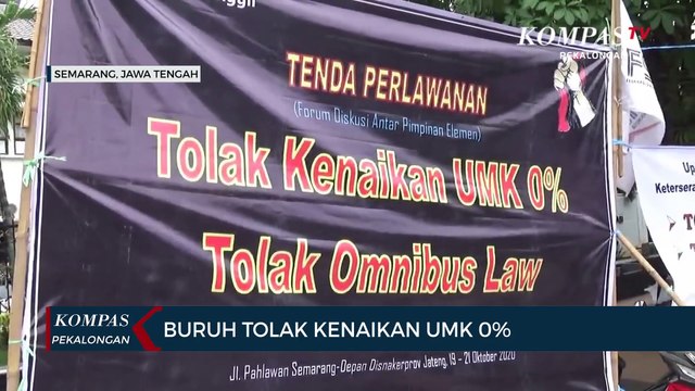 Buruh Tolak Kenaikan UMK 0%