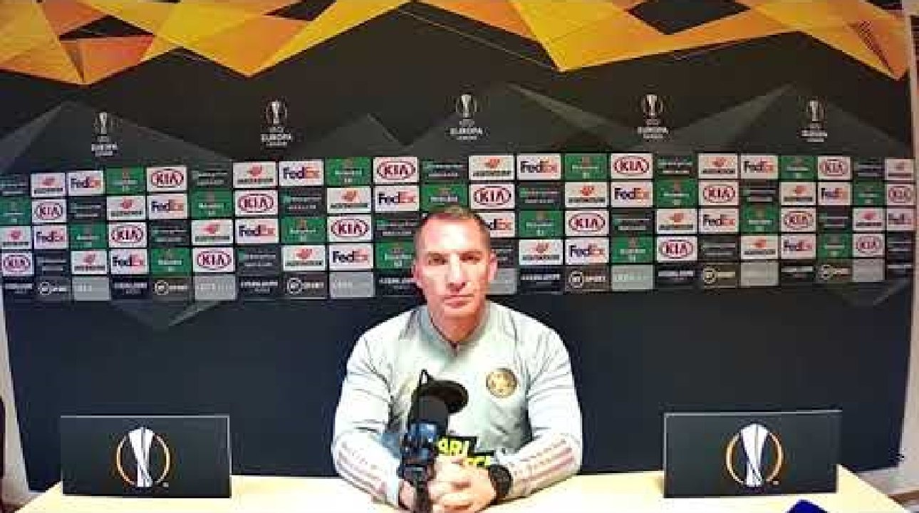 "We want to keep improving" | Brendan Rodgers looking for Leicester progress in Europa League
