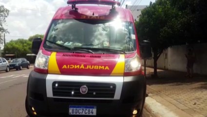 Colisão entre carro e moto na Rua Vitória deixa mulher ferida