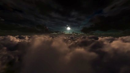 Traveling to the dream world through the clouds