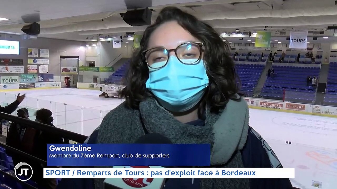 SPORT / Remparts de Tours : pas d'exploit face à Bordeaux.