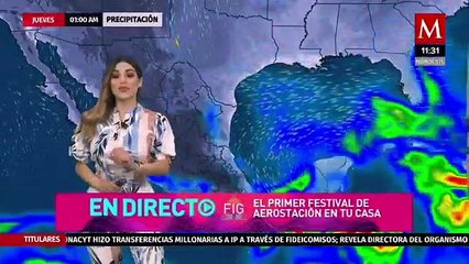 El clima para hoy 21 de octubre, Pamela Longoria
