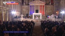 Hommage à Samuel Paty: une minute de silence est observée à la Sorbonne