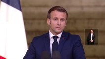 Hommage national à Samuel Paty : le discours d’Emmanuel Macron
