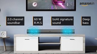boAt AAVANTE BAR 1160 60W Bluetooth Soundbar with 2.0 Channel boAt Signature Sound, Multiple Compatibility Modes, Sleek Design and Entertainment EQ Modes (Active Black