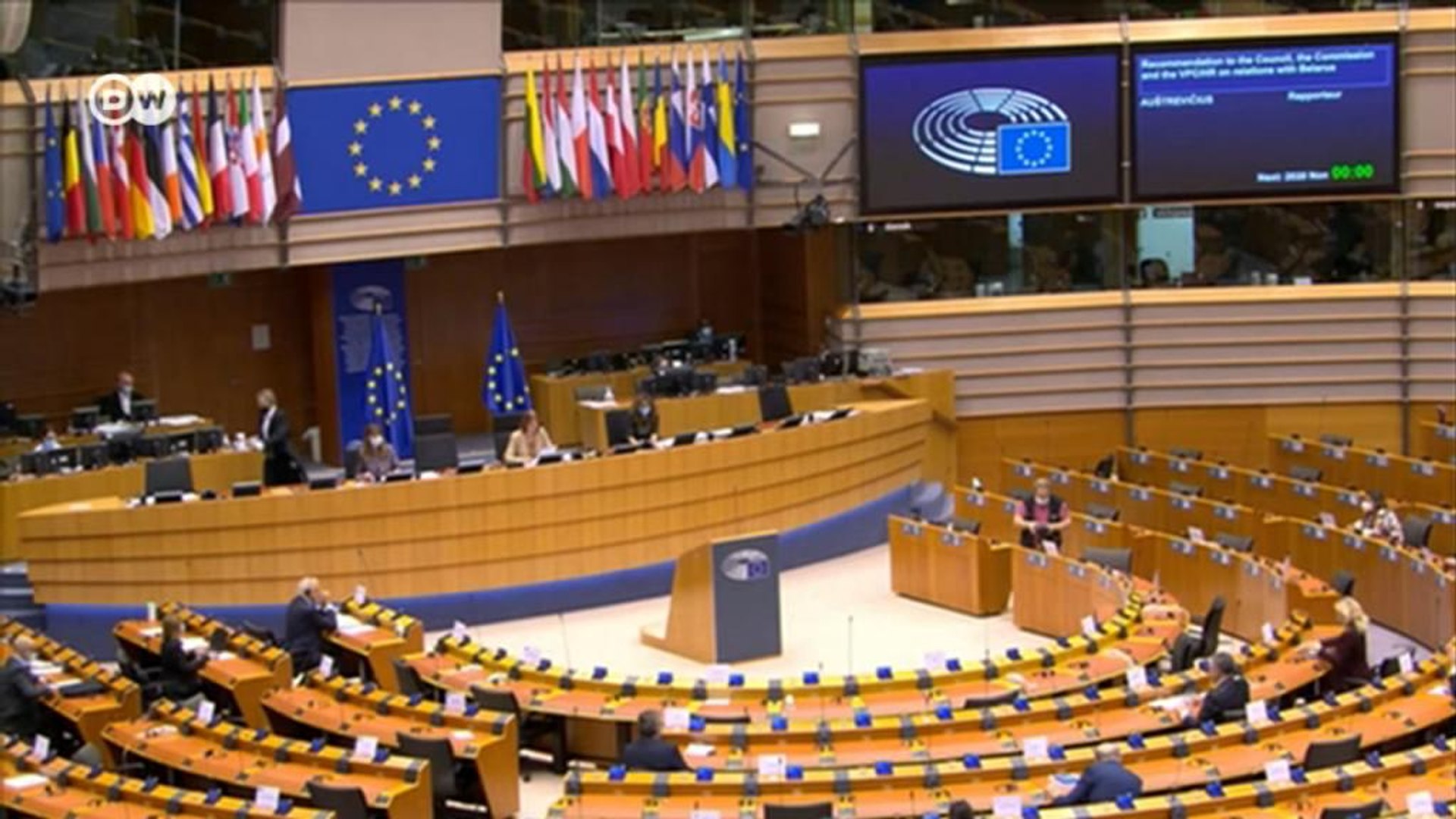 ⁣Европарламент хочет усилить давление на Лукашенко (21.10.2020)