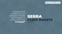 Conheça as propostas dos candidatos a prefeito da Serra - Fábio Duarte