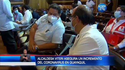 Alcaldesa Viteri, asegura leve incremento de covid en Guayaquil