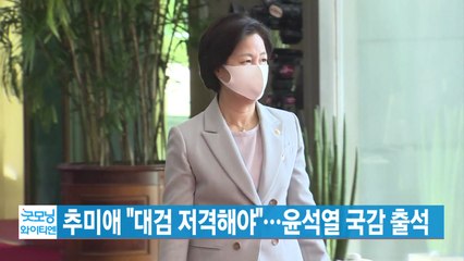 [YTN 실시간뉴스] 추미애 "대검 저격해야"...윤석열 국감 출석 / YTN