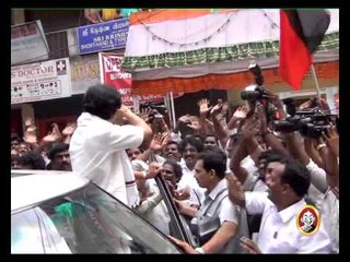 M.K.STALIN RELEASED - DMK Protest 04-07-2012.flv