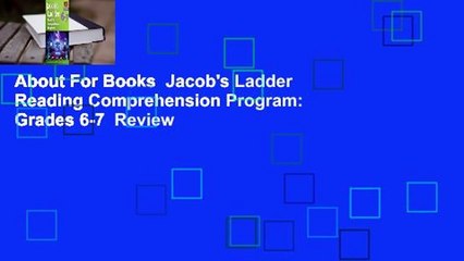 About For Books  Jacob's Ladder Reading Comprehension Program: Grades 6-7  Review