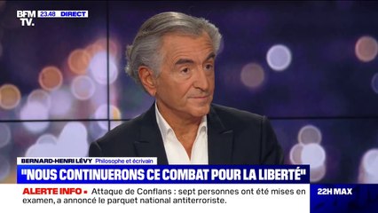Pour Bernard-Henri Lévy, la solidarité avec les enseignants est "désormais une cause sacrée"