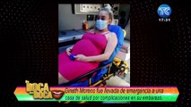 Gineth Moreno llevada en ambulancia al hospital ¿Qué pasó con su embarazo?