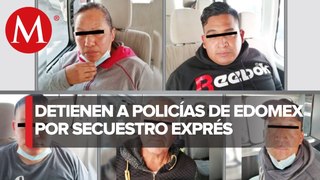 Detienen a cinco policías de Teoloyucan por secuestro exprés
