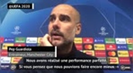 Groupe C - Guardiola : "Une performance parfaite"