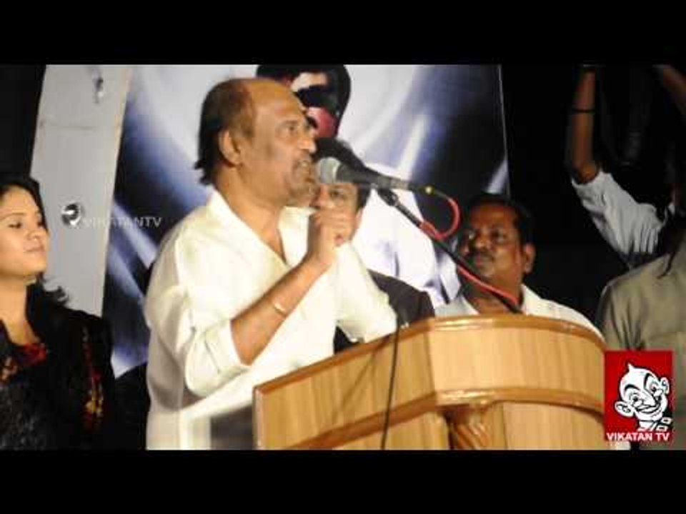 Rajinikanth about his health - Ananda Vikatan