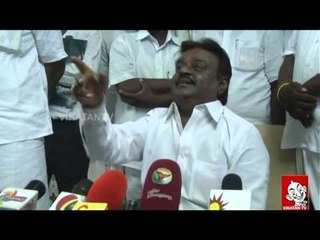 Vijayakanth : 'I am not an Opposition leader"