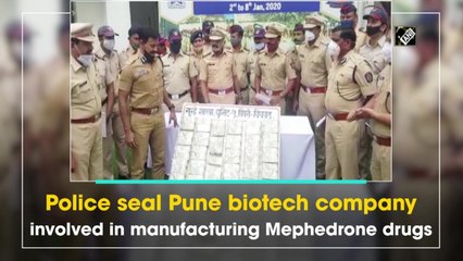 Police seal Pune biotech company involved in manufacturing Mephedrone drugs