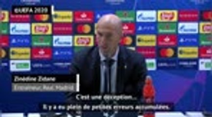 Groupe B - Zidane : "Il nous a manqué de la confiance"