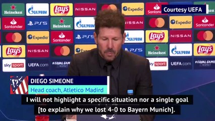 下载视频: ‘Bayern were more clinical’ – Atletico boss Simeone