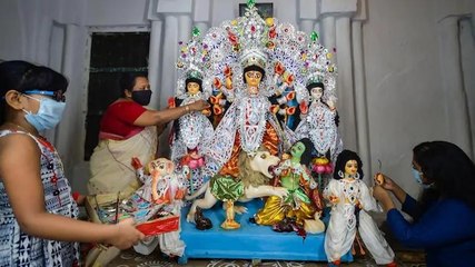 Durga Puja amid pandemic: 15 devotees allowed at one time for smaller pujas