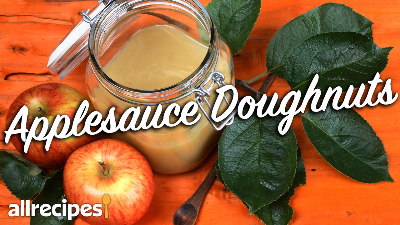 Applesauce Doughnuts with Buttermilk