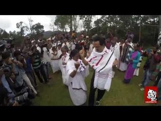 M. K. Stalin dance with tribals