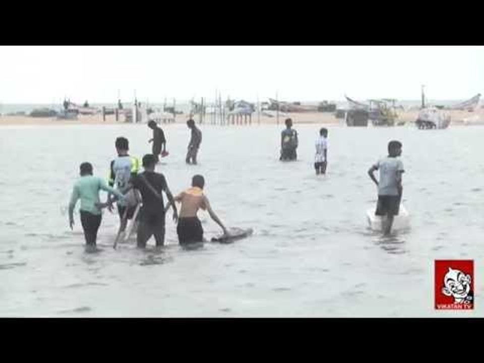 Chennai Marina Beach flooded in Rain | Chennai rain