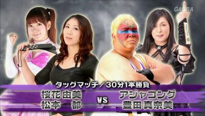 Aja Kong & Manami Toyota vs. Yumi Ohka & Miyako Matsumoto 2015.03.01