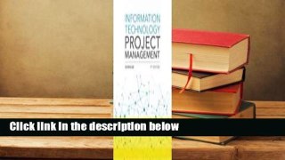 Information Technology Project Management  For Kindle