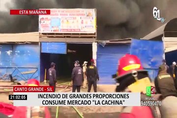 Incendio en ‘La cachina’: Municipalidad de SJL anuncia clausura definitiva de mercado