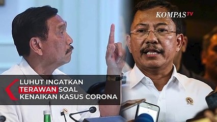 Luhut Ingatkan Terawan Soal Lonjakan Covid-19 di 4 Provinsi