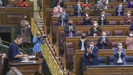 Aina Vidal, aplaudida en su regreso al Congreso tras su baja por cáncer